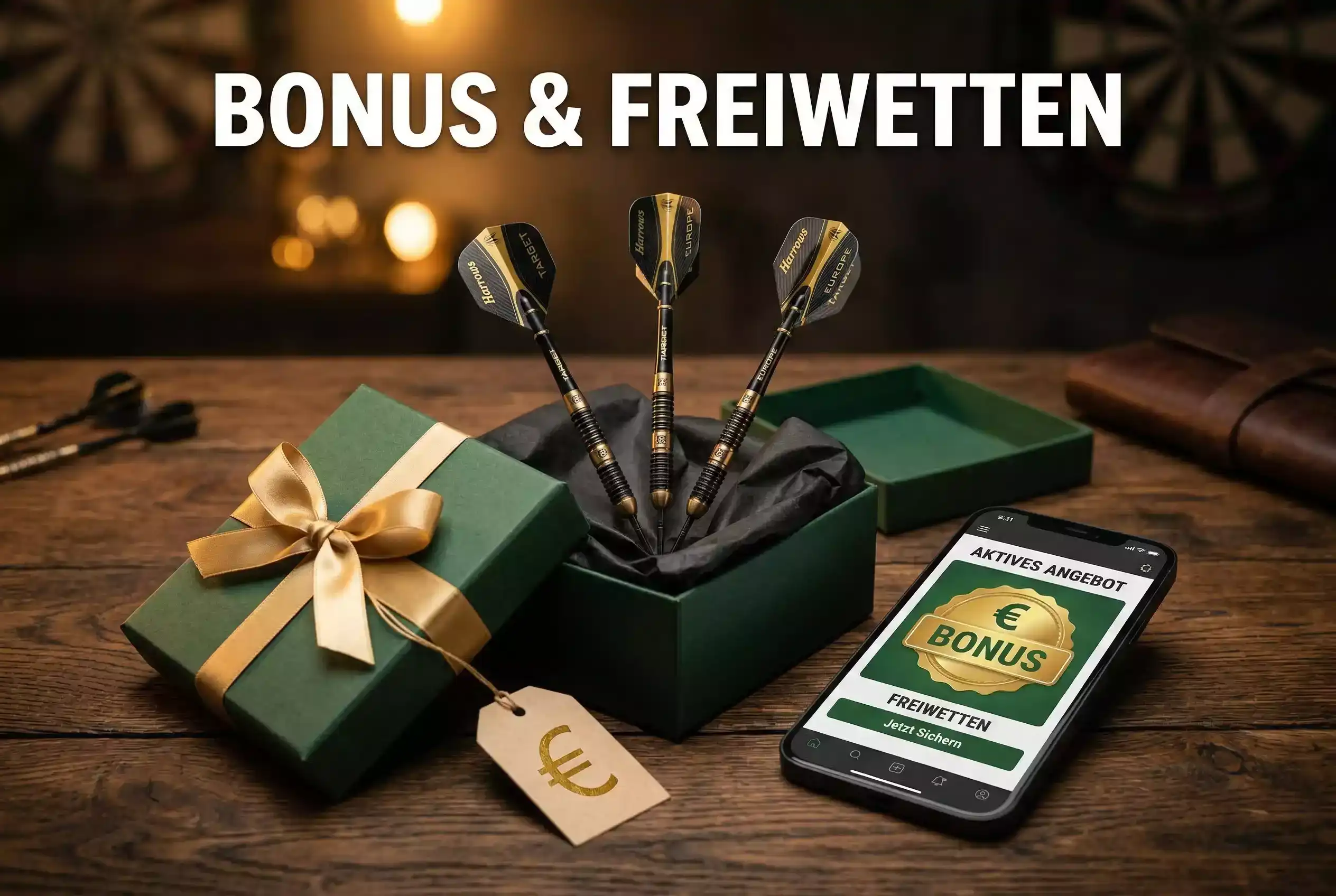 Darts-WM Bonus & Freiwetten — Angebote für die Weltmeisterschaft